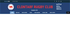 Desktop Screenshot of clontarfrugby.com